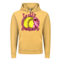 Vintage Mustard Tackle Cancer Softball Vintage Hoodie - texasbilliewilder