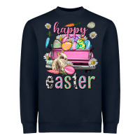 Navy Bunny Happy Easter truck Easter Day Heavyweight Sweatshirt - Neo Western