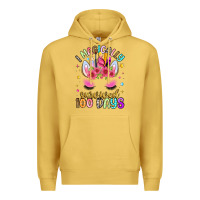 Antique Gold i magically survived 100 days Premium Hoodie - Artiststas