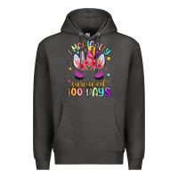 Charcoal Heather i magically survived 100 days Premium Hoodie - Artiststas