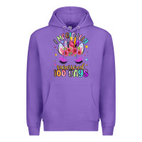 Purple i magically survived 100 days Premium Hoodie - Artiststas