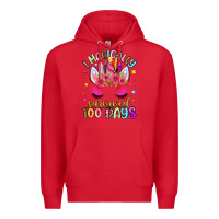 Red i magically survived 100 days Premium Hoodie - Artiststas