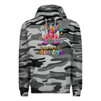 Slate Camo i magically survived 100 days Premium Hoodie - Artiststas