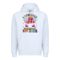 White i magically survived 100 days Premium Hoodie - Artiststas