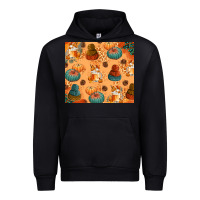 Black Fall Pumpkins Autumn Coffee Urban Hoodie - texasbilliewilder