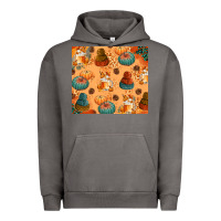 Pigment Tornado Fall Pumpkins Autumn Coffee Urban Hoodie - texasbilliewilder