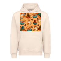 Sandshell Fall Pumpkins Autumn Coffee Urban Hoodie - texasbilliewilder