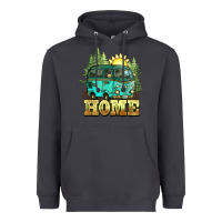 Smoke camping caravan home Heavyweight Hoodie - NancyCooperArtShop
