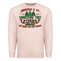 Pale Pink griswold christmas tree farm Premium Sweatshirt - MaliasSmallBusiness
