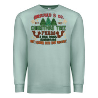 Seafoam griswold christmas tree farm Premium Sweatshirt - MaliasSmallBusiness