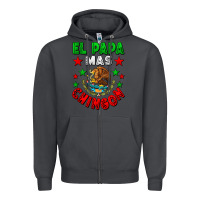 Smoke El Papa Mas Chingon Mexican Zipper Hoodie - LillyAllenDesigns
