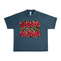 Midnight Navy Sleigh Girl Sleigh Urban Heavy Tee - FaDigitalArtStudio