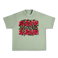 Oil Green Sleigh Girl Sleigh Urban Heavy Tee - FaDigitalArtStudio