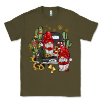Army Green farm truck,noel gnome Classic Tee - JahusDesignShop