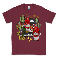 Burgundy farm truck,noel gnome Classic Tee - JahusDesignShop