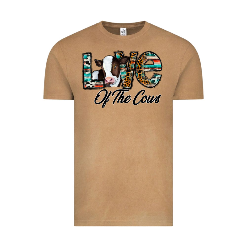 Love Of The Cows Vintage Tee by CowhideDigitalArt | Teevron