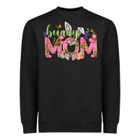 Black Bunny Mom Easter Day Heavyweight Sweatshirt - Neo Western
