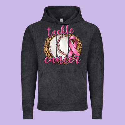 Tackle Cancer Baseball Vintage Hoodie Designed By Texasbilliewilder