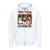 White chillin with my snowies Zipper Hoodie - BarkalooDesign