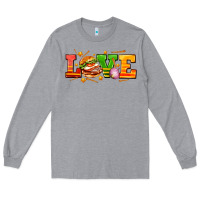 Love With Hamburger Long Sleeve Tee | Teevron