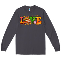 Smoke love with hamburger Long Sleeve Tee - AdoDesignShop