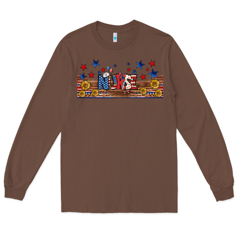 American Nurse Libbey Glass Long Sleeve Tee by BundleAndBundleShop | Teevron