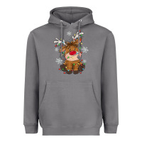 Storm Christmas reindeer Heavyweight Hoodie - MaliasSmallBusiness