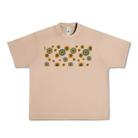 Burro sunflowers and turquoise 16oz libbey glass Urban Heavy Tee - HRA Design Shop