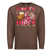 Chestnut pink winter vibes Premium Sweatshirt - MaliasSmallBusiness