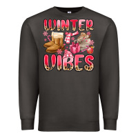 Smoke pink winter vibes Premium Sweatshirt - MaliasSmallBusiness