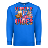 True Royal pink winter vibes Premium Sweatshirt - MaliasSmallBusiness