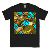 Black camouflage leopard gemstone seamless pattern Classic Tee - BundleAndBundleShop