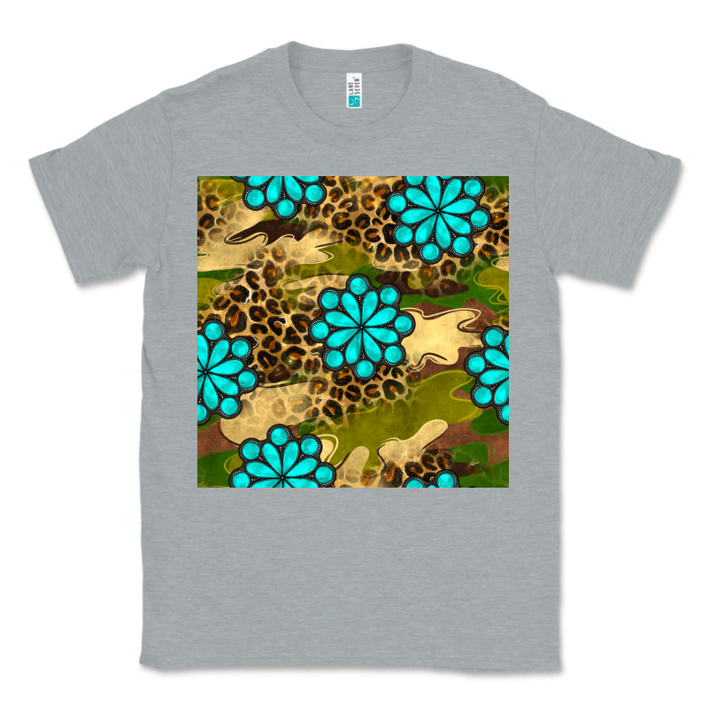 Camouflage Leopard Gemstone Seamless Pattern Classic Tee by BundleAndBundleShop | Teevron