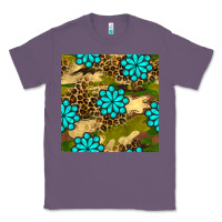 Lavender camouflage leopard gemstone seamless pattern Classic Tee - BundleAndBundleShop