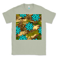 Matcha camouflage leopard gemstone seamless pattern Classic Tee - BundleAndBundleShop