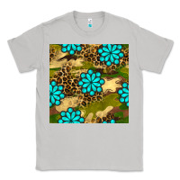 Moon Dust camouflage leopard gemstone seamless pattern Classic Tee - BundleAndBundleShop