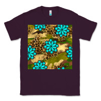 Plum camouflage leopard gemstone seamless pattern Classic Tee - BundleAndBundleShop