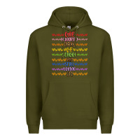 Army Green one hundred days of school and still loving it! Premium Hoodie - Artiststas