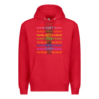 Red one hundred days of school and still loving it! Premium Hoodie - Artiststas