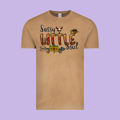 Sassy Little Soul Vintage Tee Designed By Cowhidedigitalart