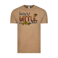 Vintage Coffee sassy little soul Vintage Tee - CowhideDigitalArt