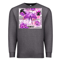 Charcoal Heather witchy celestial witch Premium Sweatshirt - MaliasSmallBusiness
