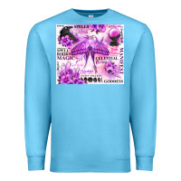 Ocean Blue witchy celestial witch Premium Sweatshirt - MaliasSmallBusiness