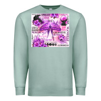 Seafoam witchy celestial witch Premium Sweatshirt - MaliasSmallBusiness