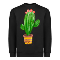 Black mexican cactus Heavyweight Sweatshirt - FaDigitalArtStudio