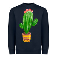 Navy mexican cactus Heavyweight Sweatshirt - FaDigitalArtStudio