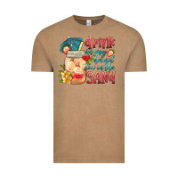Vintage Coffee drink in my hand toes in the sand Vintage Tee - HRA Design Shop