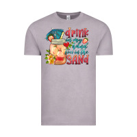 Vintage Zinc drink in my hand toes in the sand Vintage Tee - HRA Design Shop