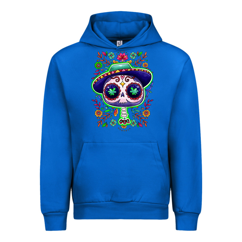 Mexican Day Of Dead Sugar Skull Urban Hoodie by NancyCooperArtShop | Teevron
