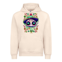 Sandshell Mexican Day of dead sugar skull Urban Hoodie - NancyCooperArtShop